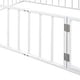 preview thumbnail 20 of 57, Metal Floor Bed Frame with Rails, Montessori Floor Bed with Fence and Door, for Kids Girls Boys