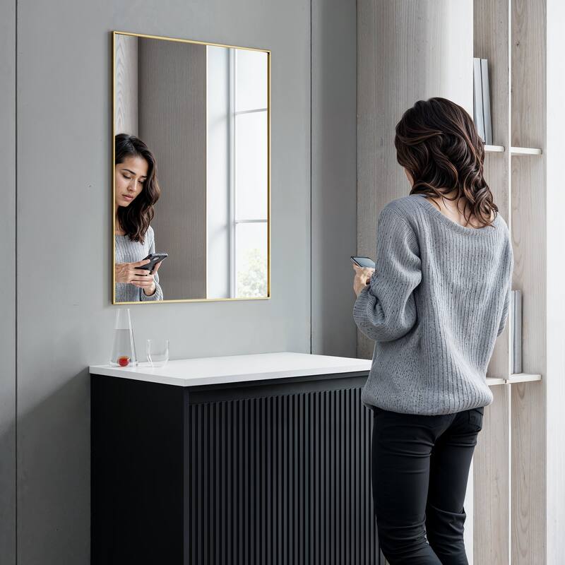 Catton Mirror - Rectangle 32" High