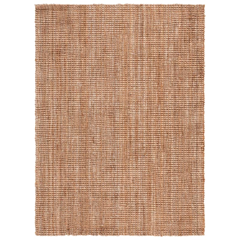 SAFAVIEH, Handmade Natural Fiber Rihanna Casual Jute Rug - 5' x 8' - Natural