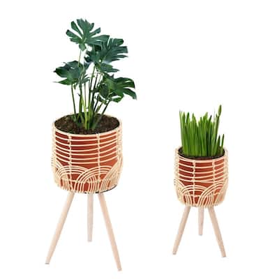 Style Plant Stand Set For House And Outdoor Plants - 10.83 x 10.83 x 23.62 inches
