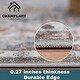 preview thumbnail 34 of 65, Washable Vintage Floral Area Rug Non-Slip Thin Rug for Living Room, Bedroom, Kitchen and Bath Machine Washable Indoor Pet Rugs