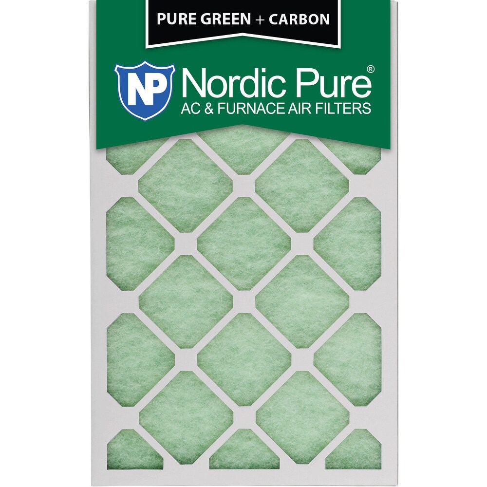 Nordic Pure 20x25x1 Pure Green Plus Carbon AC Furnace Air Filters