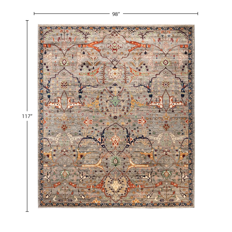 Serapi One-of-a-Kind Hand-Knotted Area Rug - Brown - 8' 2" x 9' 9"