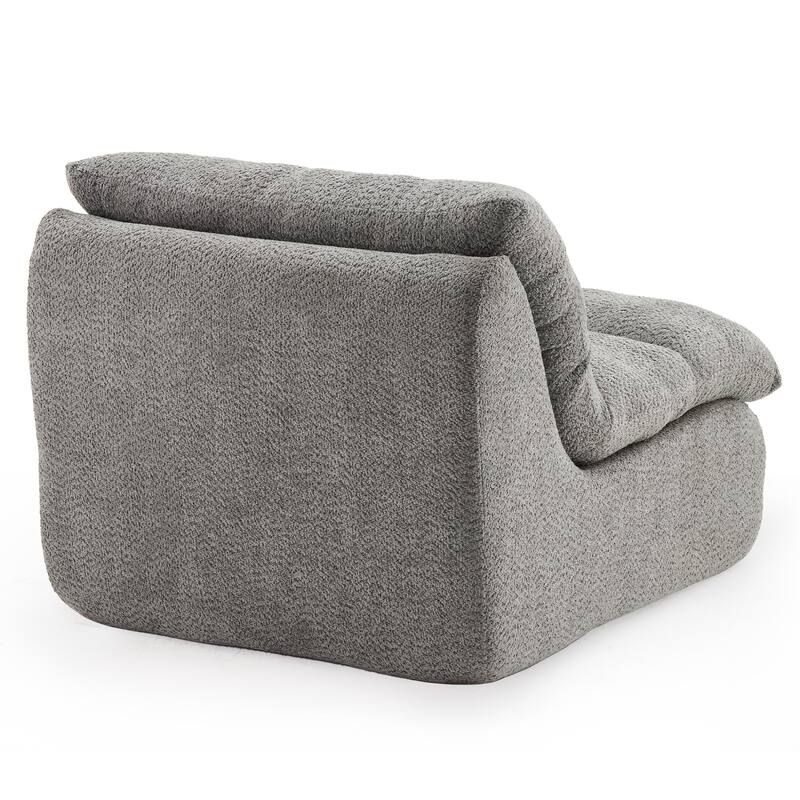 Upholstered Accent Sofa, Modern Armchair with Soft Cushioned Seat, Stylish Sofa for Living Room, Bedroom, or Office