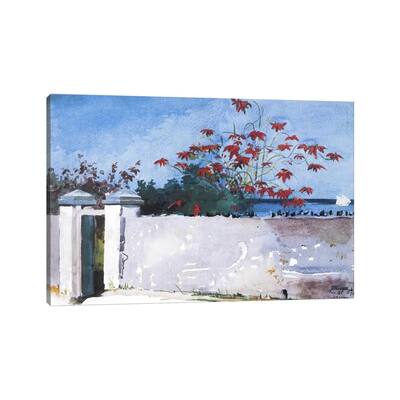 iCanvas "A Wall, Nassau, 1898" by Winslow Homer Canvas Print