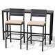 Option Grey Table with Beige Cushion Chairs