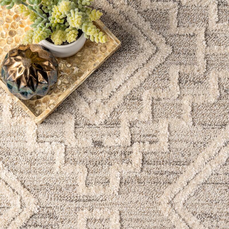 Nuloom Cameron High Low Textured Moroccan Area Rug