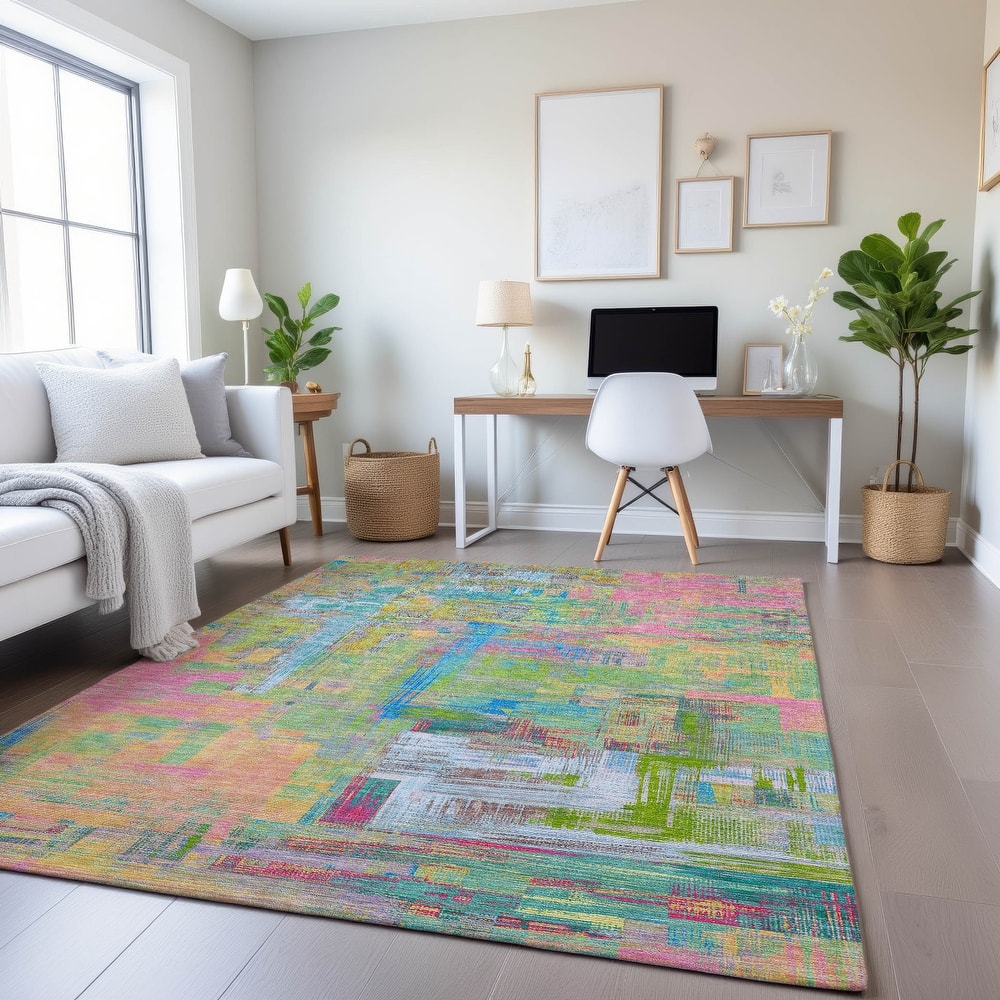 Premium Washable Super Soft Abstract Glam Mayfield Rug
