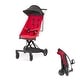 preview thumbnail 15 of 19, Evolur Roamer Ultra Light Umbrella Stroller in Gold Black Red