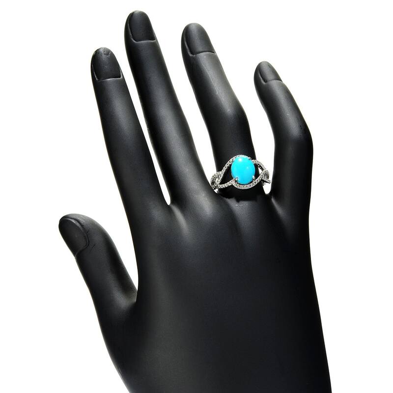 Sonora Beauty Turquoise Gemstone Ring, 925 Sterling Silver Ring