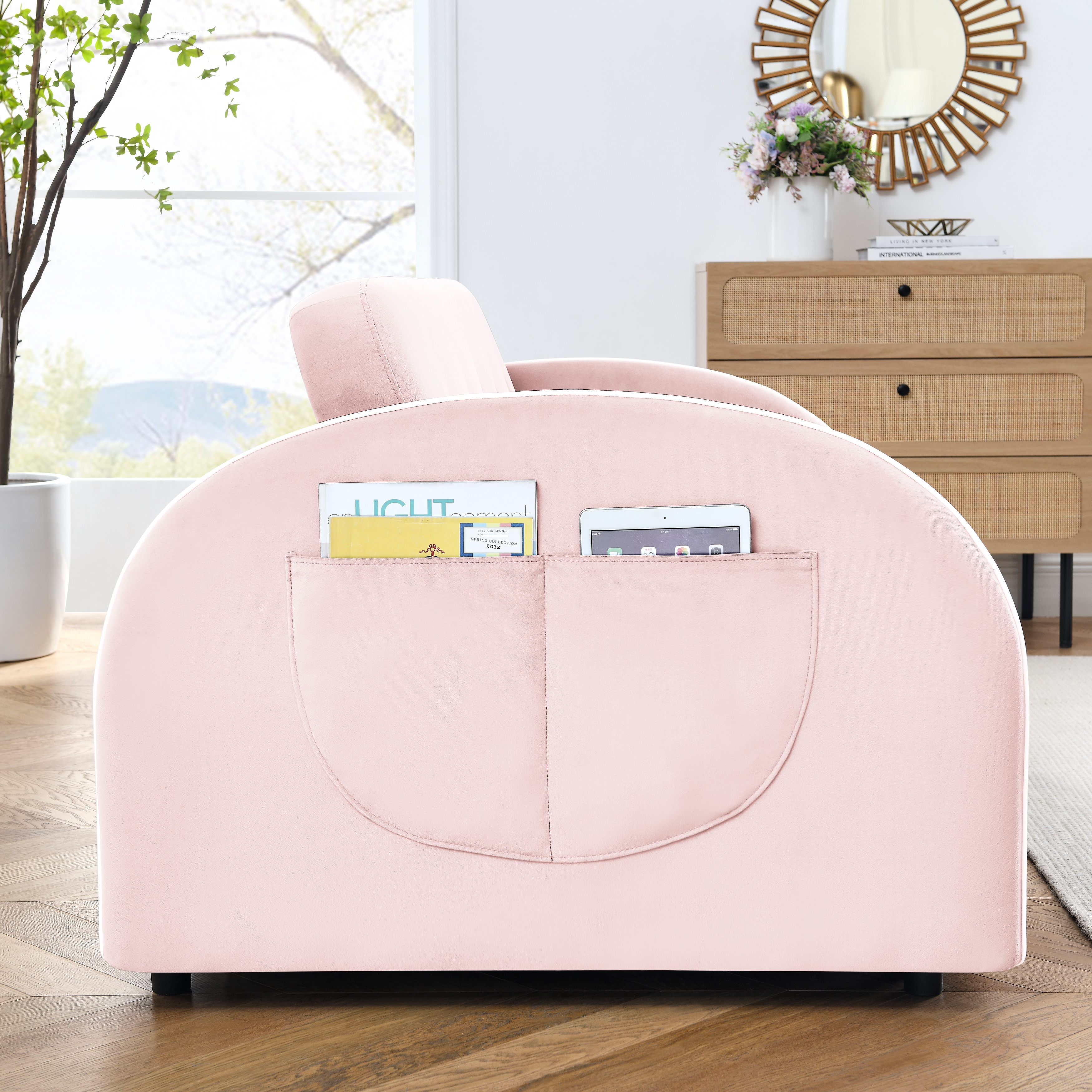 Pink top mini couch