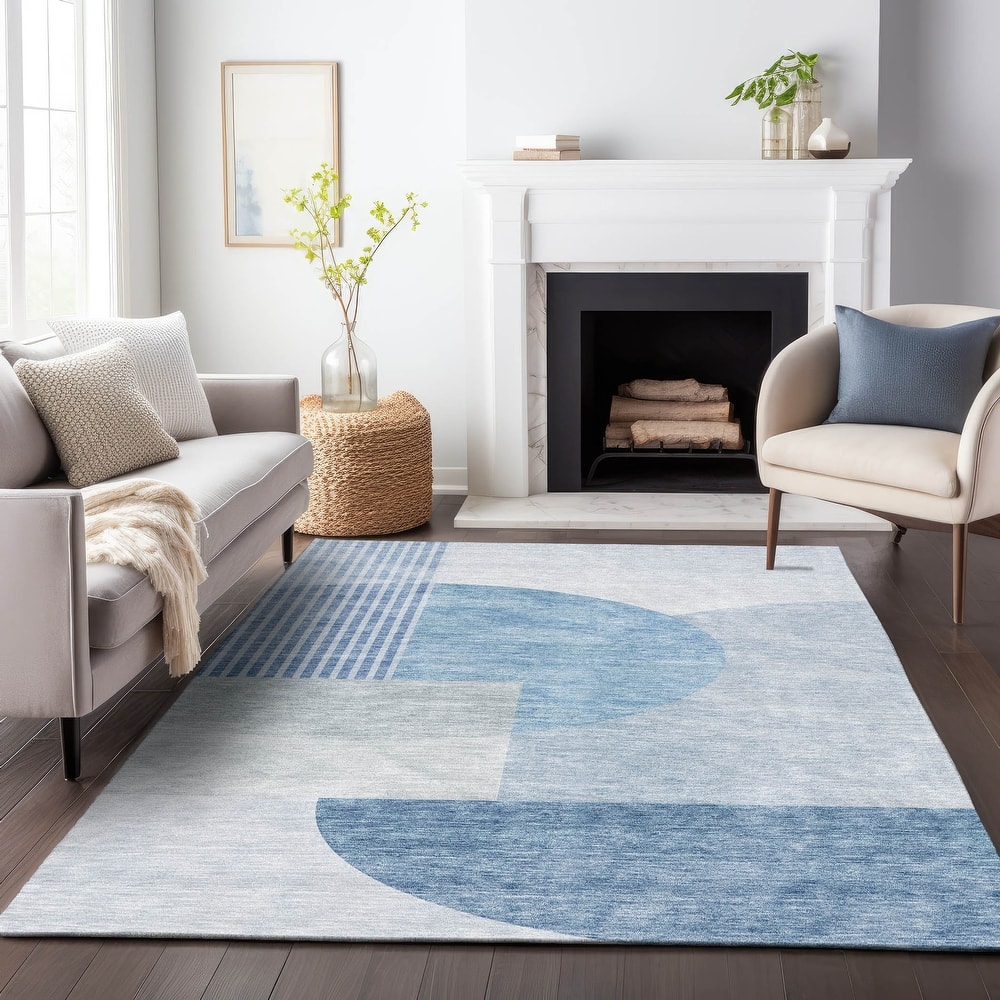 Premium Washable Super Soft Modern Deco Mayfield Rug
