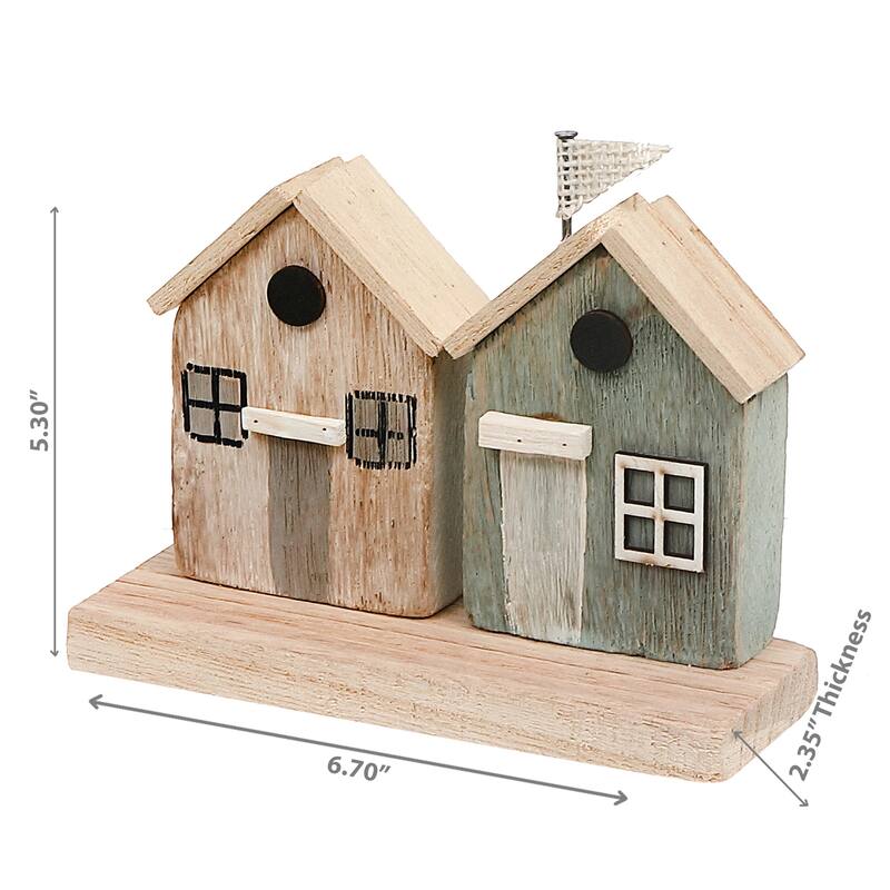 IH Casa Decor Wooden Double Houses By The Seashore