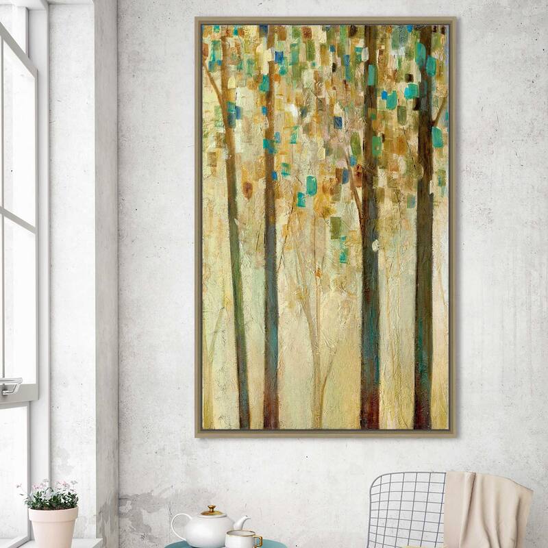 "Reach For The Sun I" by Carol Robinson Print on Floating Canvas