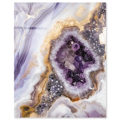 Amethystine Dream II Acrylic by Art Remedy, Ready to Hang