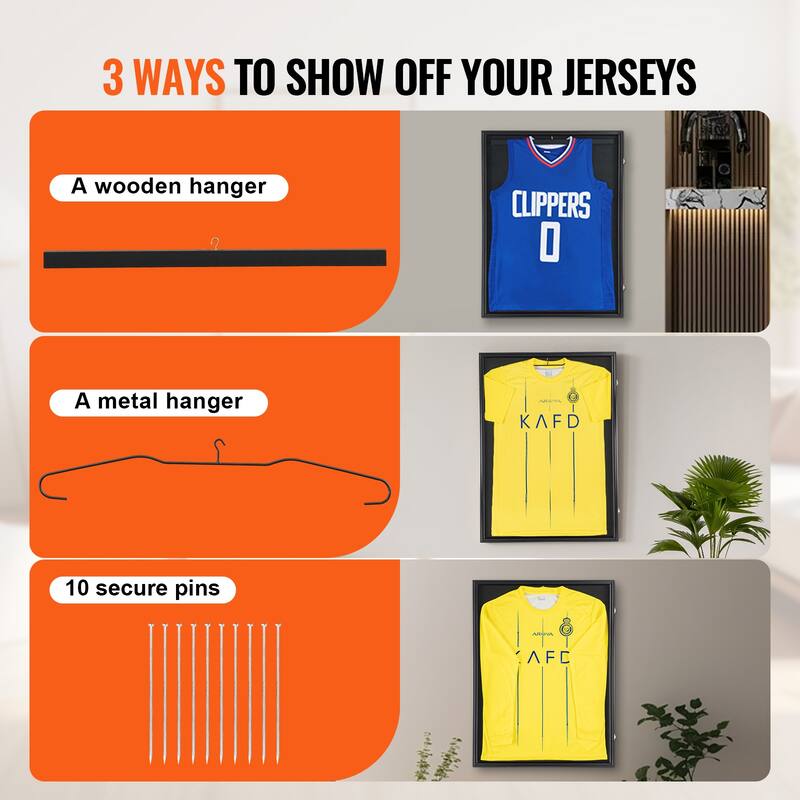Sports Card Display Case Lockable Wall Cabinet for Football Basketball Hockey Trading Card