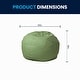 preview thumbnail 111 of 191, Small Refillable Bean Bag Chair for Kids and Teens
