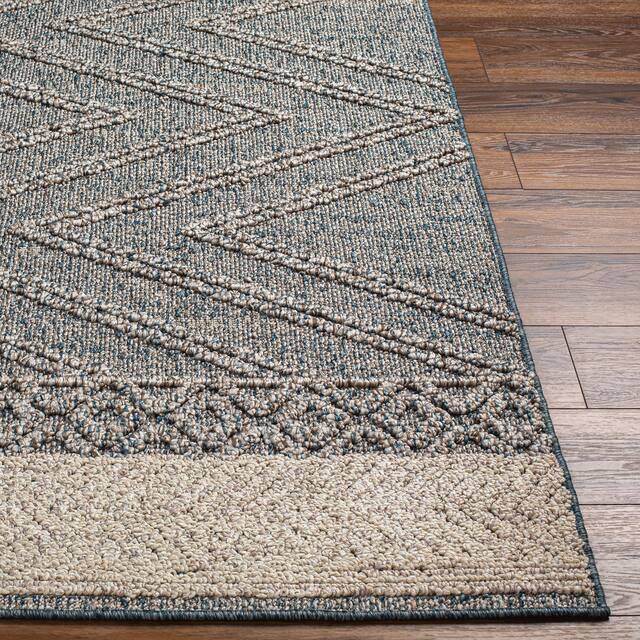 Sarasota Outdoor Safe Farmhouse Netural Area Rug