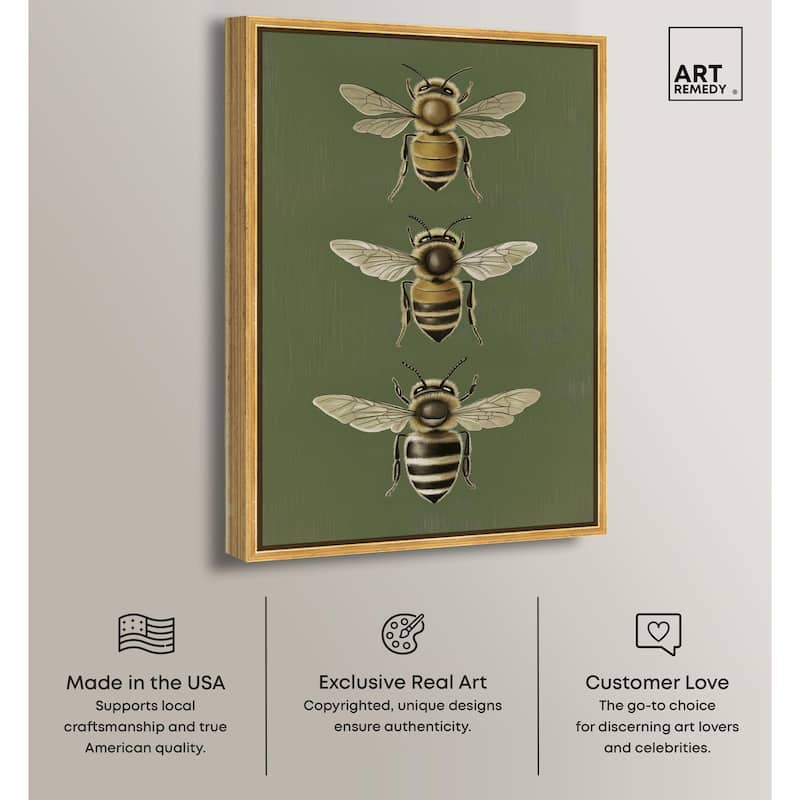 Anatomy of the Bee Canvas by Art Remedy