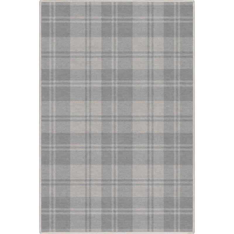 Well Woven Apollo Plaid Farmhouse Geometric FlatWeave Rug