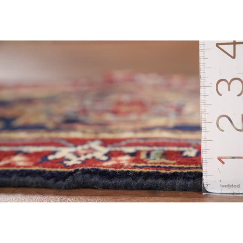 Navy Blue Heriz Serapi Indian Accent Rug Handmade Foyer Wool Carpet - 2'0" x 3'0"