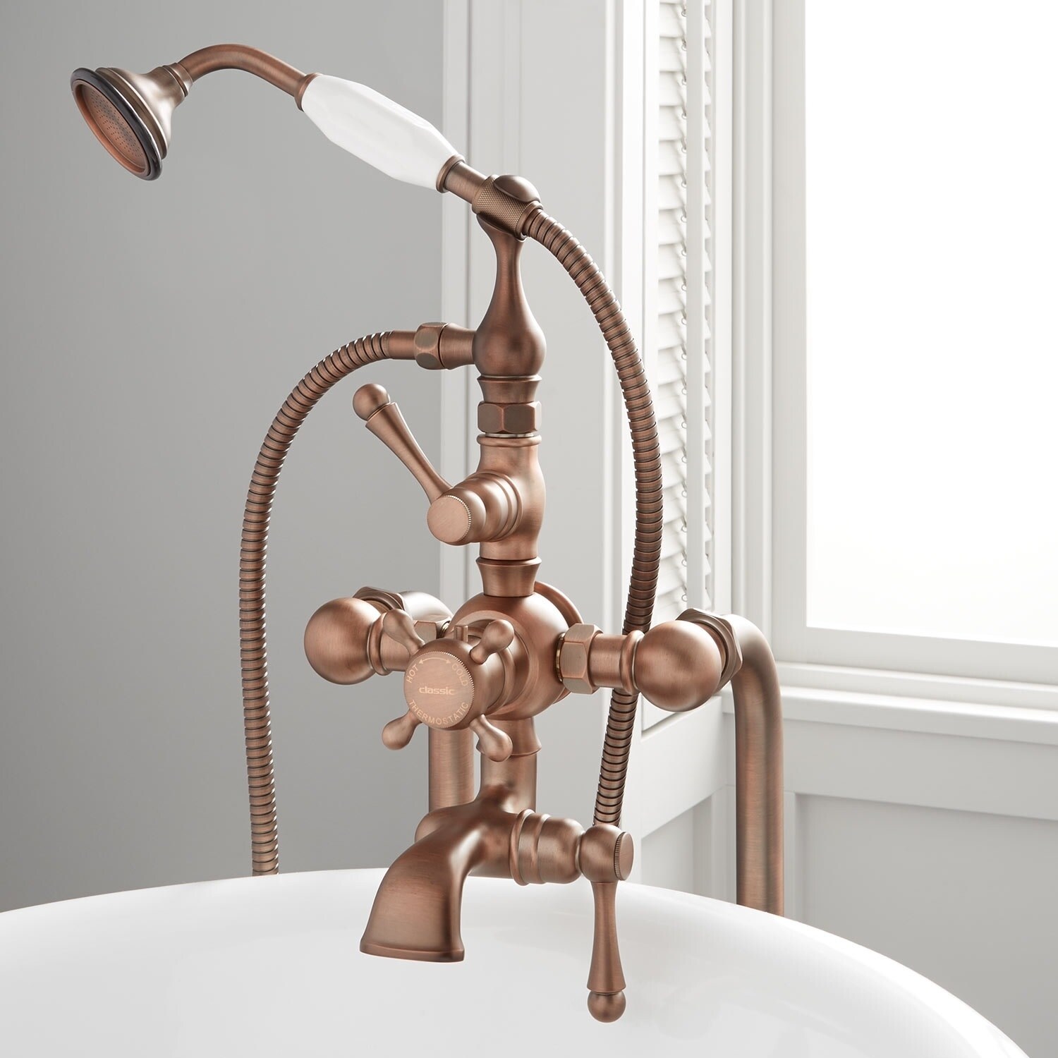 Shop Signature Hardware 905278 34 Nottingham 34 5 Floor Mounted