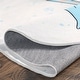 preview thumbnail 9 of 11, Nuloom Eowyn SpinClean Modern Rabbit Machine Washable Kids Area Rug