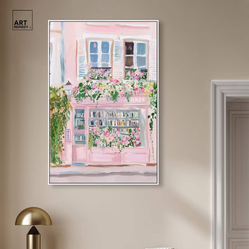 Little Magazine Store Canvas by Art Remedy
