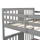 preview thumbnail 8 of 32, Multifunctional Bunk Bed With Storage,Full over Full Bunk Bed with Drawers and Ladder for Bedroom, Guest Room Furniture