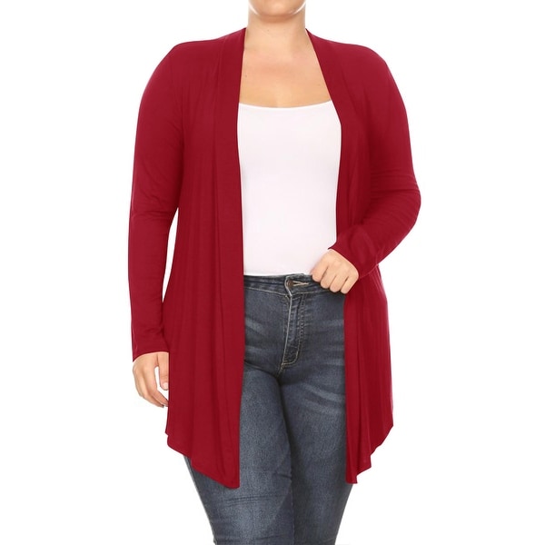 draped cardigan plus size