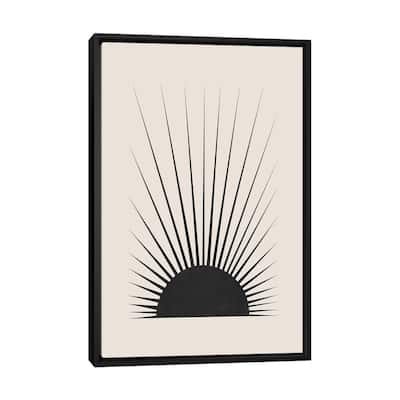 iCanvas "Minimal Sun" by Orara Studio Framed Canvas Print