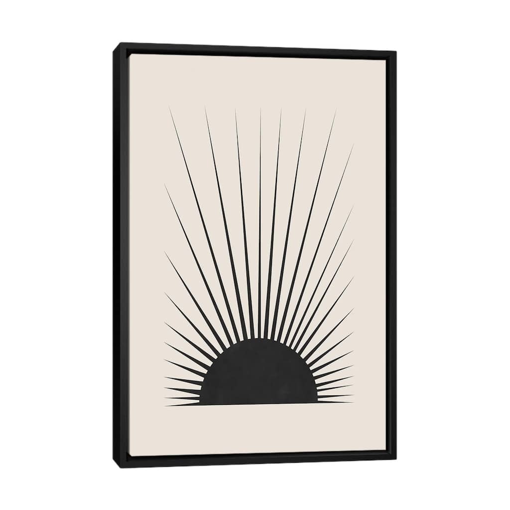 iCanvas "Minimal Sun" by Orara Studio Framed Canvas Print