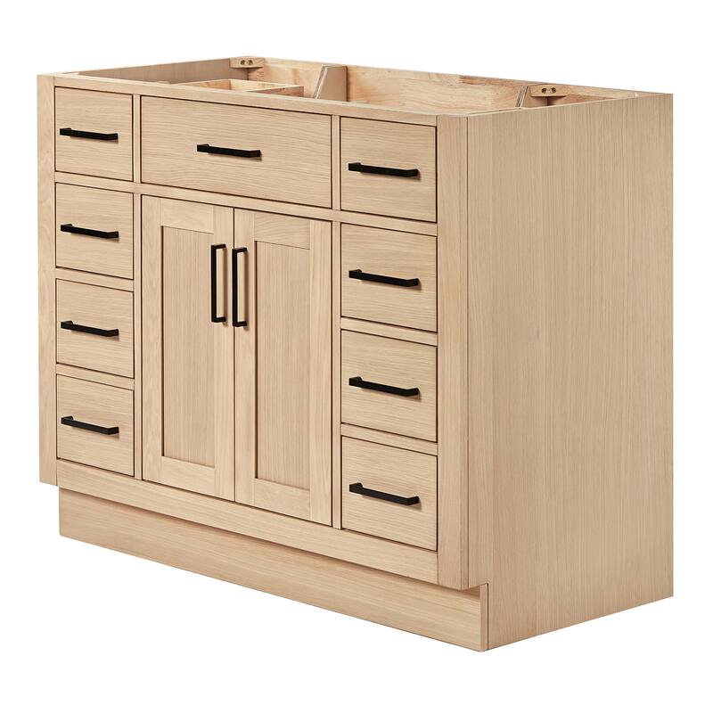 Ariel T042S-BC Hepburn 42" Single Free Standing Vanity Cabinet Only