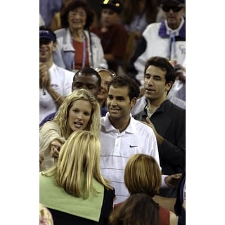 Pete Sampras and his wife at the US Open Photo Print - Bed Bath