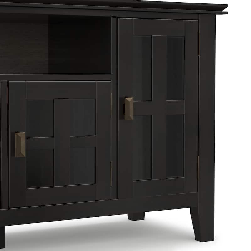 WYNDENHALL Stratford SOLID WOOD 72" Wide TV Media Stand For TVs up to 80"