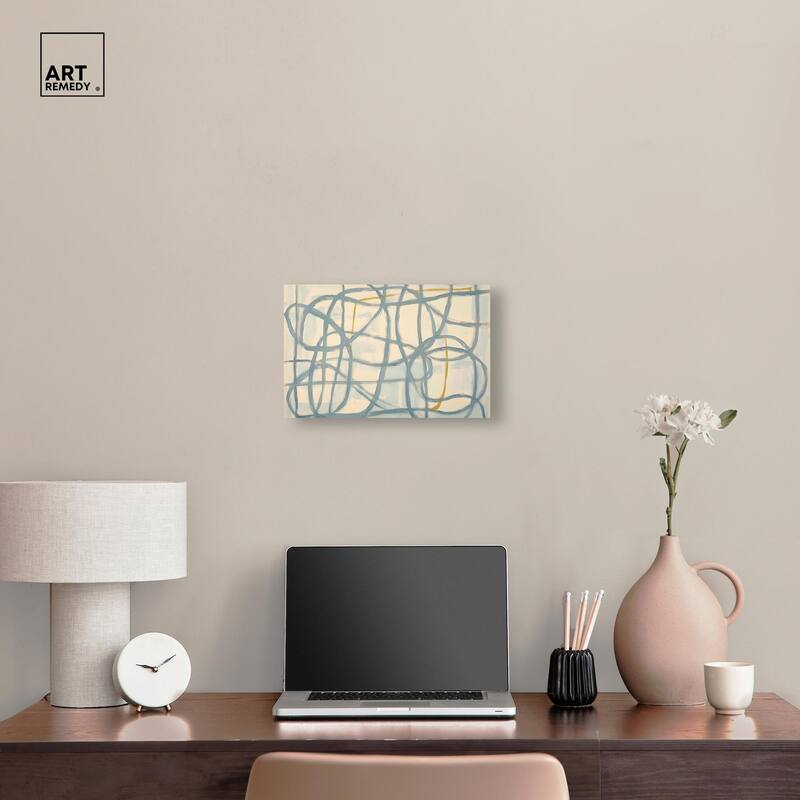 Unbroken Line II Canvas by Art Remedy, Gallery Wrapped