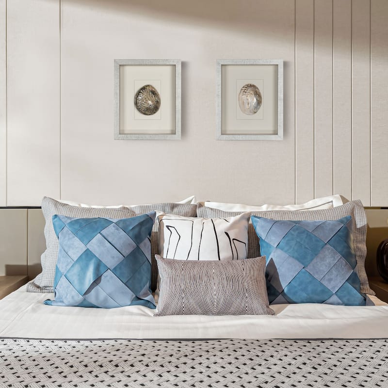 HUJI Abalone & Pearl Shell Shadow Box Wall Décor Set