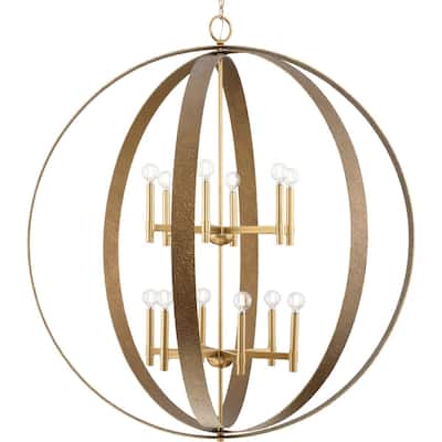 Progress Lighting P400409 Allegheny 12 Light 43" Wide Globe Chandelier