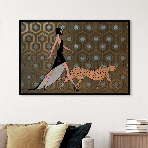 Oliver Gal 'Own the Street' Fashion and Glam Framed Wall Art
