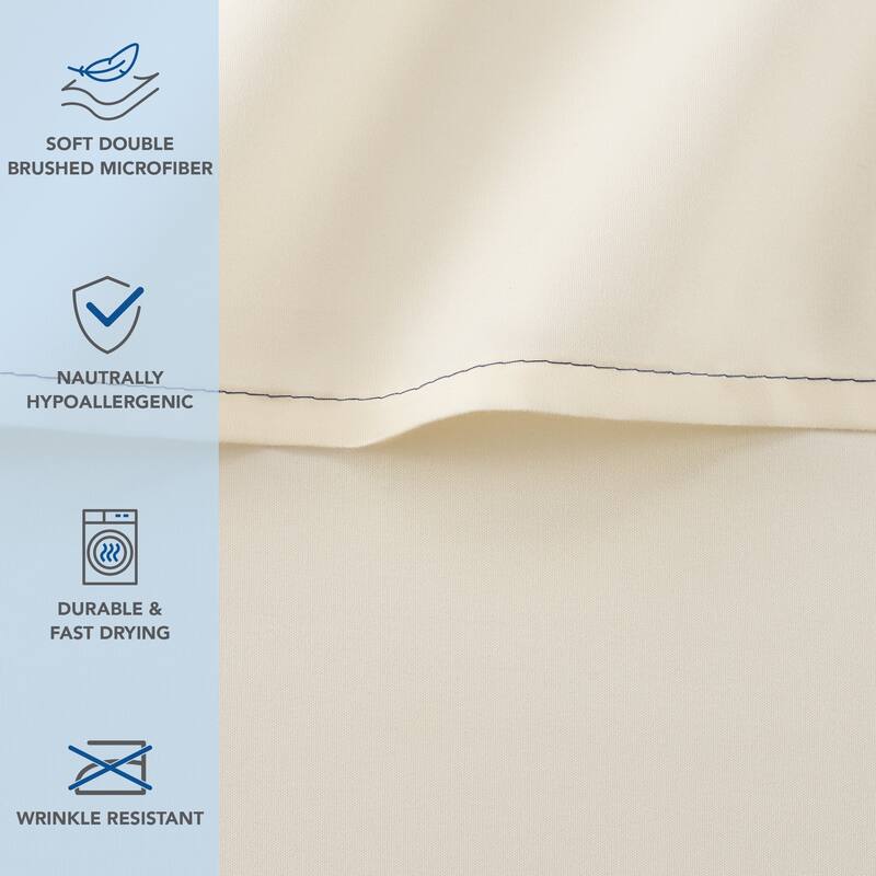Host & Home Microfiber Flat Sheets (6 Pack)