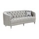 preview thumbnail 2 of 9, Elliston Grey 2-piece Tufted Living Room Set