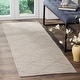 preview thumbnail 16 of 93, SAFAVIEH Handmade Flatweave Montauk Elsbe Trellis Cotton Rug 2'3" x 11' Runner - Grey - Runner