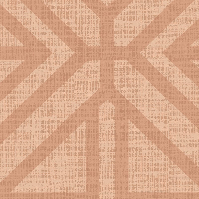 A-Street Prints Hesper Rust Geometric Wallpaper