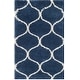 preview thumbnail 21 of 164, SAFAVIEH Hudson Shag Ogee Trellis 2-inch Thick Area Rug 2' x 3' - Navy/Ivory - Rectangle