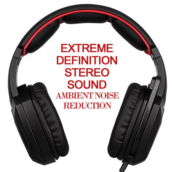 USB 7.1 Stereo Sound LED Light Gaming Headset Headphones With Microphone Mic SA