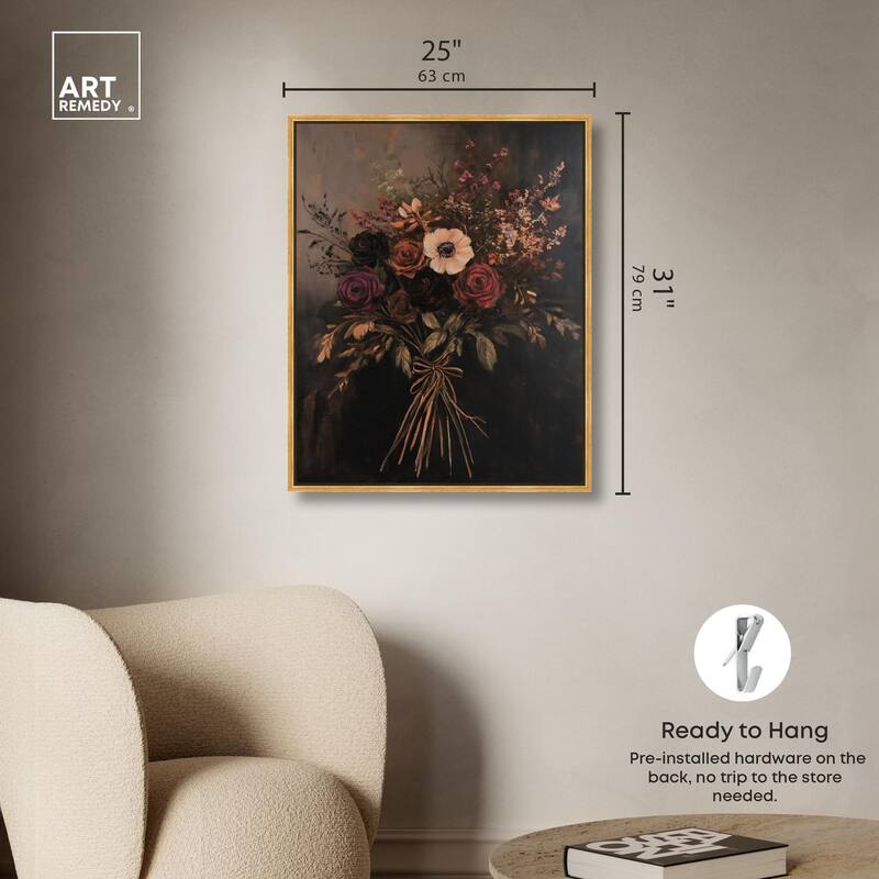Smoldering Bouquet II Canvas by Art Remedy