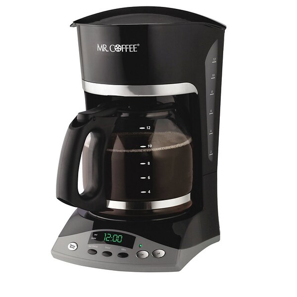 Mr. Coffee SKX23 Programmable Coffeemaker, 12 Cup, Black