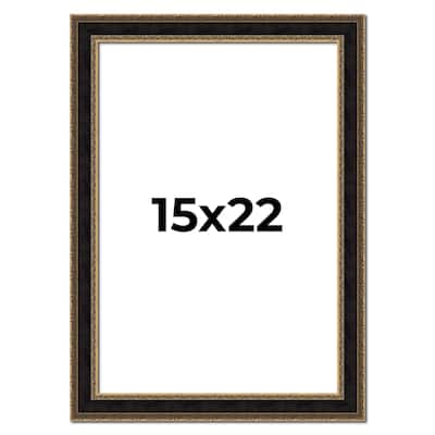 15x22 Frame Gold Antique Vintage Sold Wood Picture Frame | 1.75 Inch