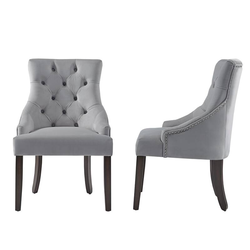 Benchwright II Tufted Wingback Chairs (Set of 2) by iNSPIRE Q Bold