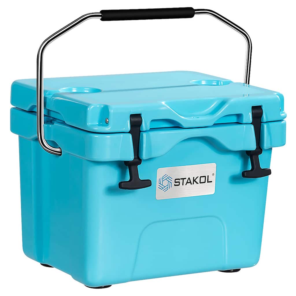 SKTAKOL 16 Quart Cooler Portable Ice Chest Leak-Proof 24 Cans Ice - See Details